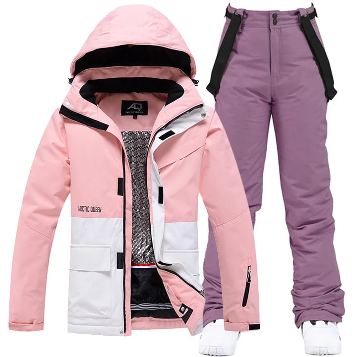 SnowBelle Winter Sports Set - HAX Essentials - hiking - pink white and purple