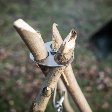 Stainless Steel Hanger Tripod - HAX Essentials - camping - main