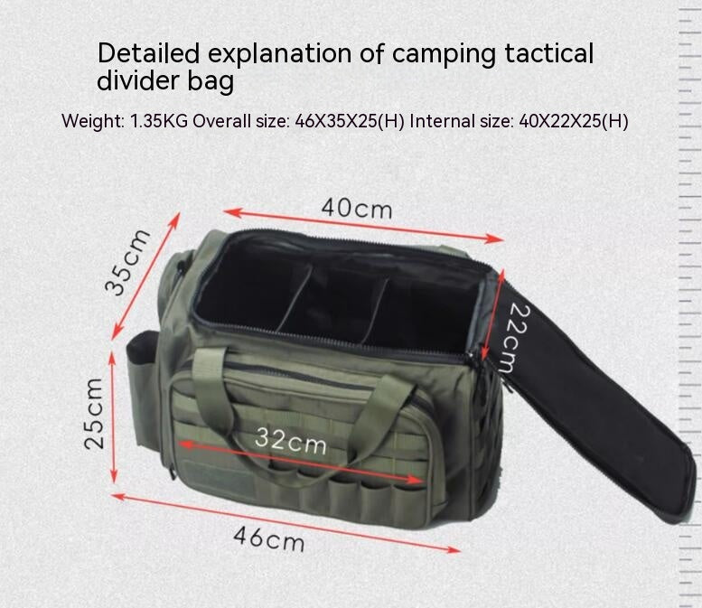 AdventureReady Outdoor Shoulder Bag - HAX Essentials - camping - size