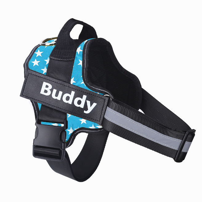 TailorPaws: Ultimate Dog Harness - HAX Essentials - pets - blue stars