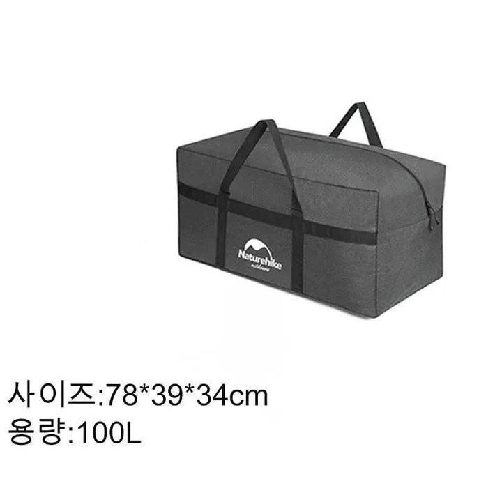 NaturePack XL Folding Storage Bag - HAX Essentials - camping - black small