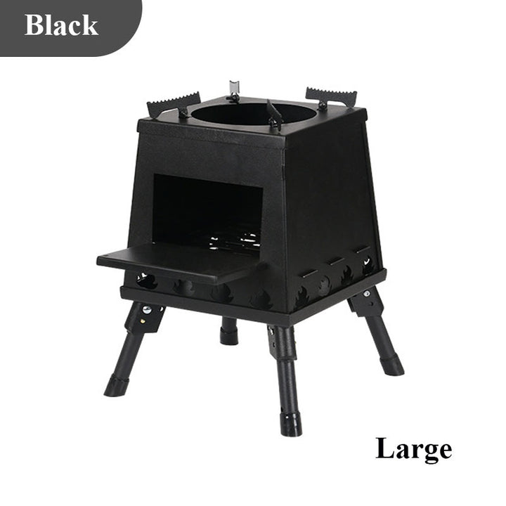 Eco-Flame Compact Camping Stove - HAX Essentials - camping - black large