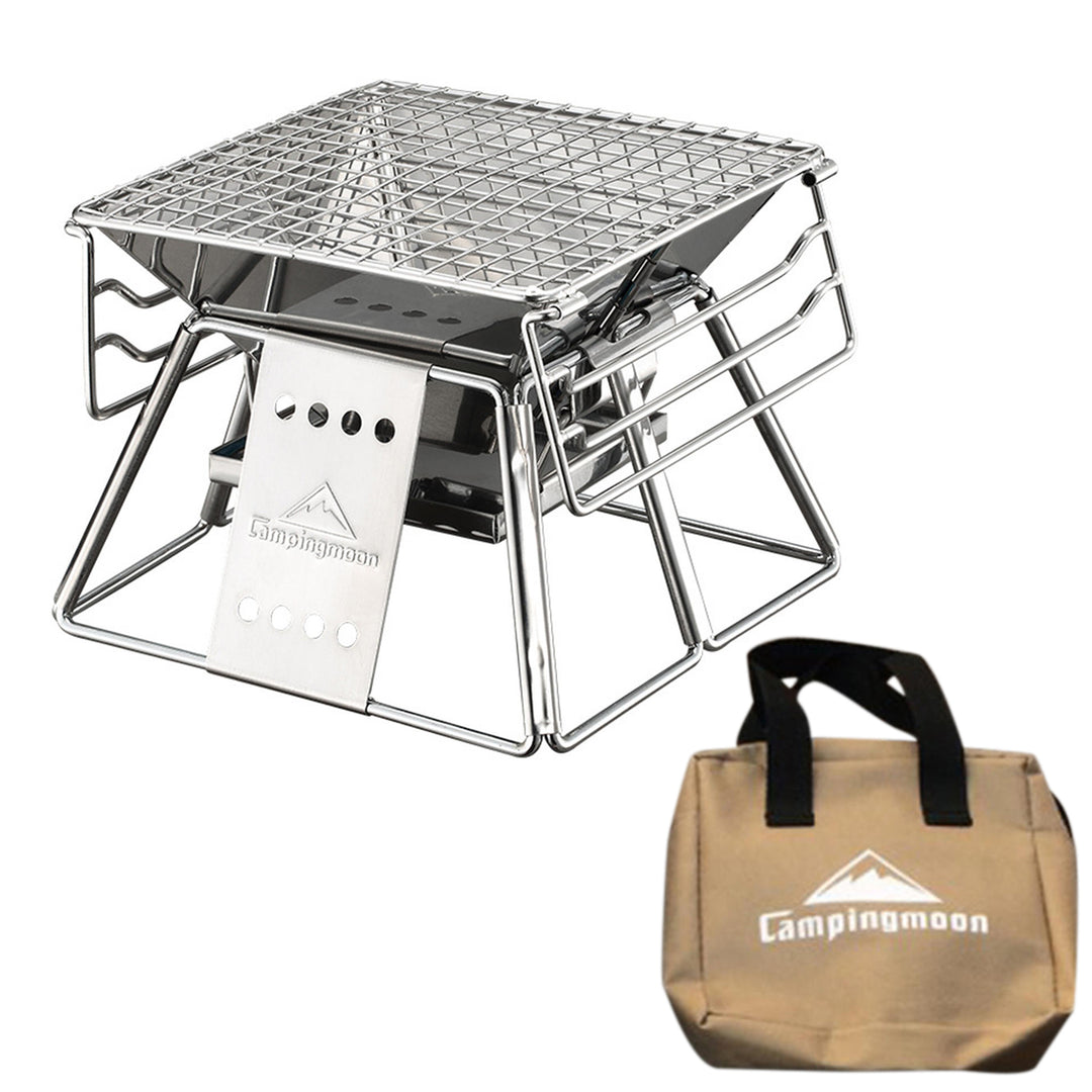 Portable Stainless Steel BBQ Grill - HAX Essentials - camping - bag 2