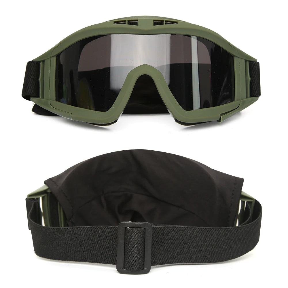 TriVision Quest Tactical Goggles - HAX Essentials - hiking - sides