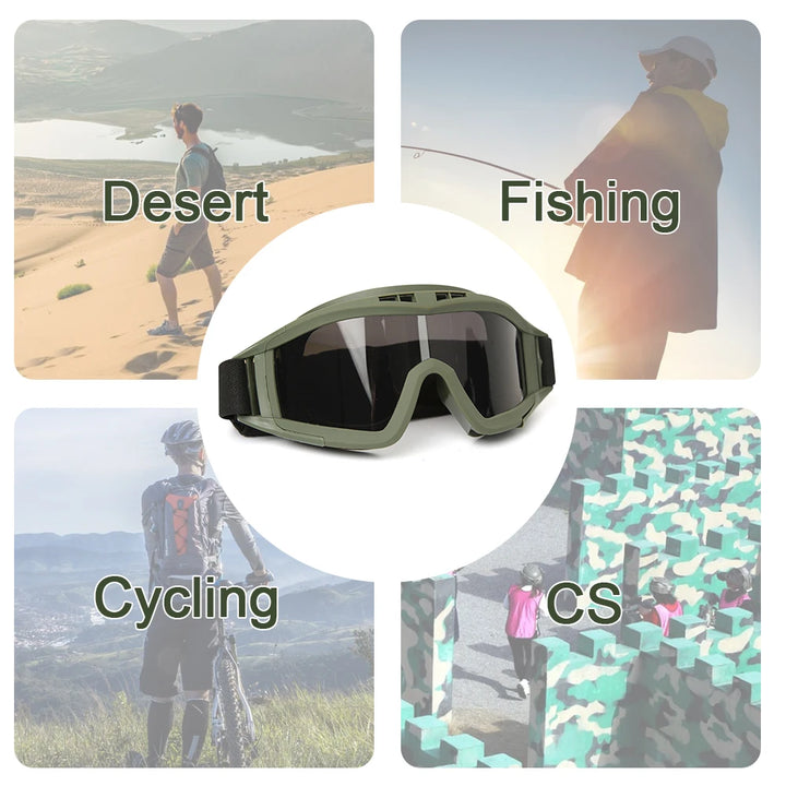 TriVision Quest Tactical Goggles - HAX Essentials - hiking - uses 2