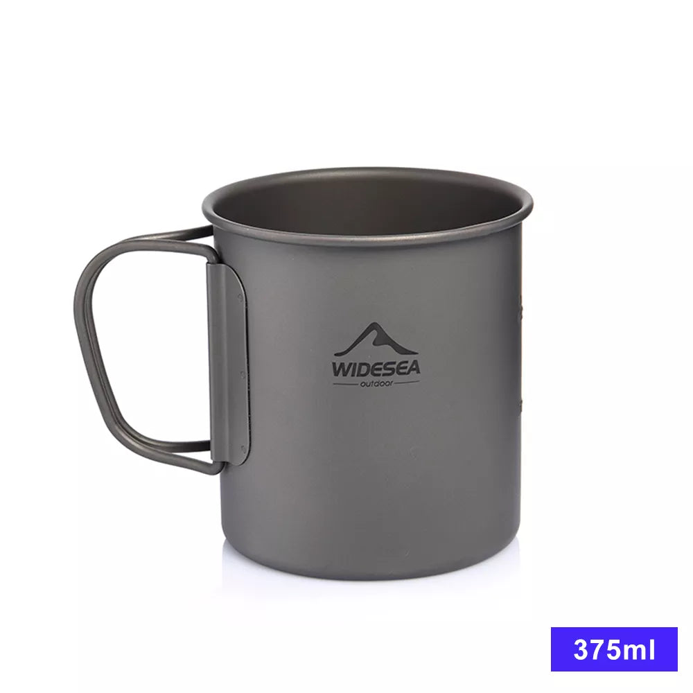 WildVista Titanium Camping Mug - HAX Essentials - camping - 375 ml