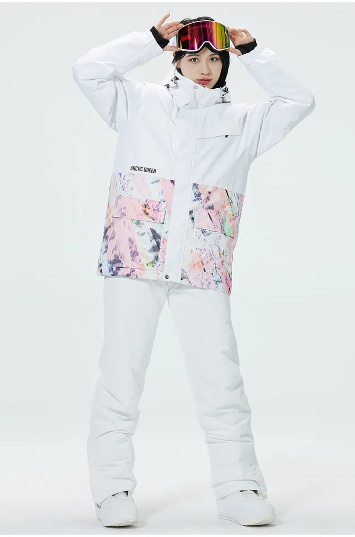 SnowBelle Winter Sports Set (Additional Colors) - HAX Essentials - jacket - woman white
