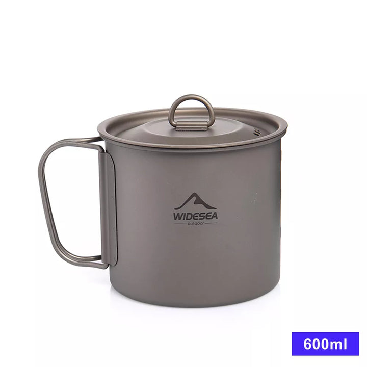 WildVista Titanium Camping Mug - HAX Essentials - camping - 600 ml