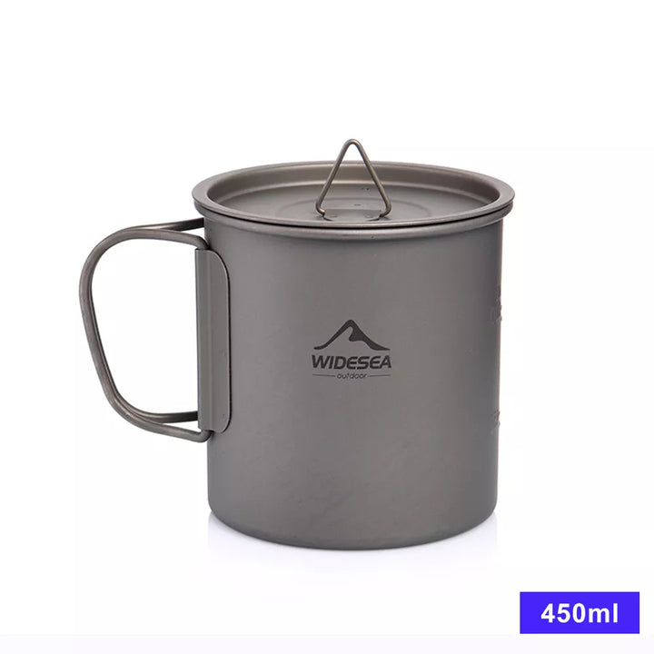 WildVista Titanium Camping Mug - HAX Essentials - camping - 450 ml