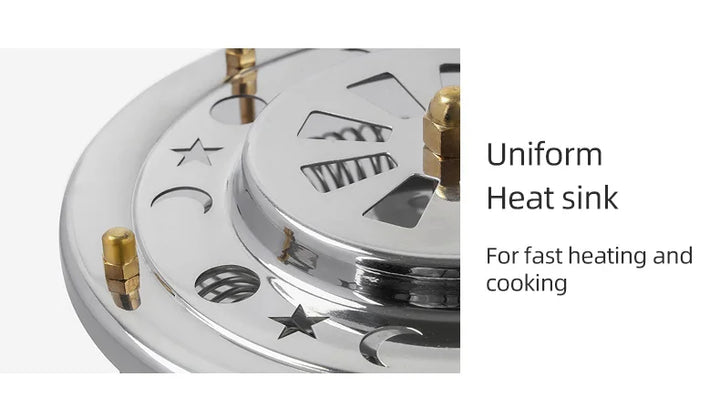 Firewheel Gas Burner - HAX Essentials - camping - uniform heat sink