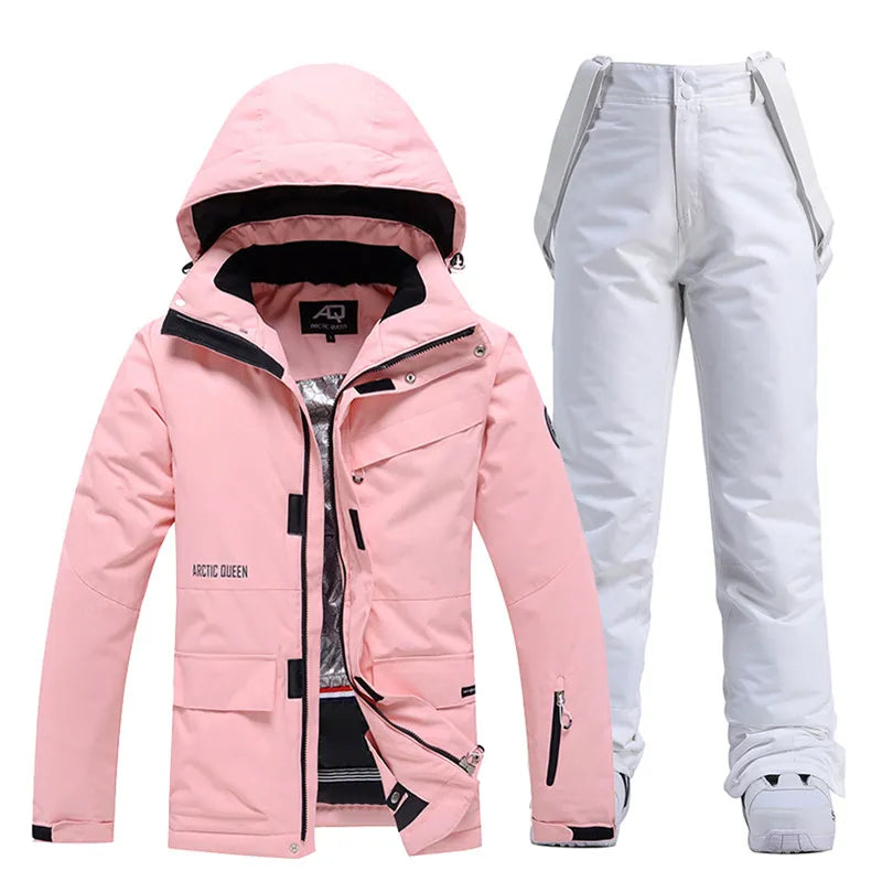 SnowBelle Winter Sports Set - HAX Essentials - hiking - pink and white