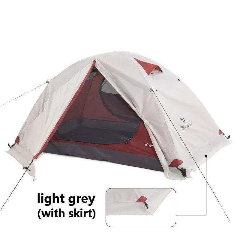 AdventureReady 2-3 Person All-Season Camping Tent - HAX Essentials - camping - light grey