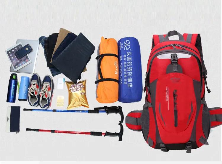 AdventurePro 40L Waterproof Hiking Backpack - HAX Essentials - hiking - size