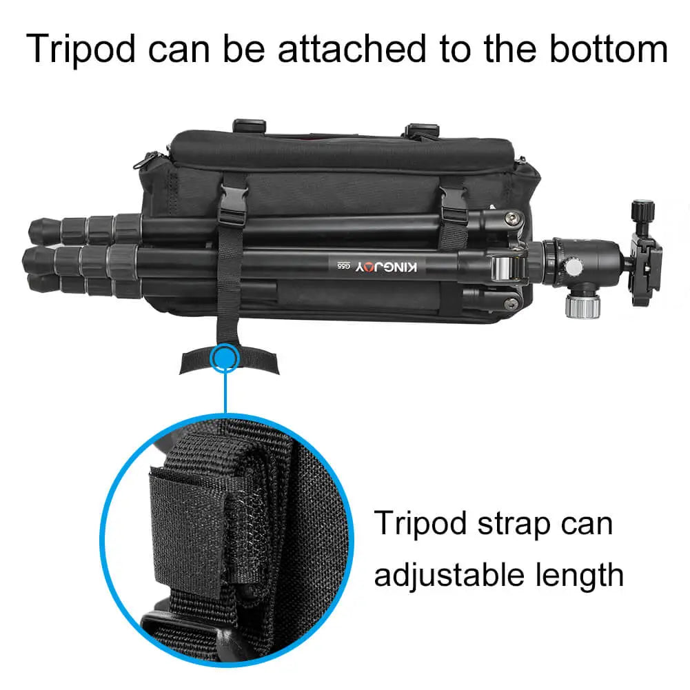 PhotoPro Sling DSLR Camera Bag - HAX Essentials - camera - tripod