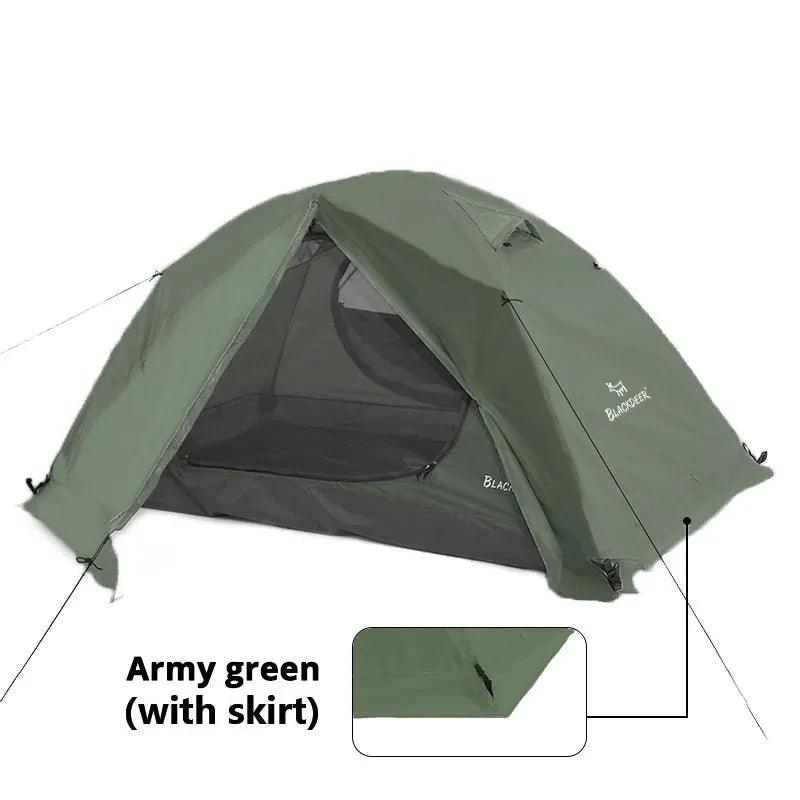 AdventureReady 2-3 Person All-Season Camping Tent - HAX Essentials - camping - army green