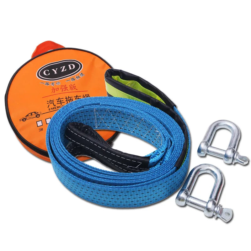 5M 8 Tons Towing Rope with U Hooks - HAX Essentials - off-roading - with package