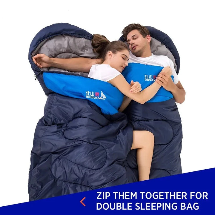 ThermoTrek Ultralight Waterproof Sleeping Bag - HAX Essentials - camping - couple