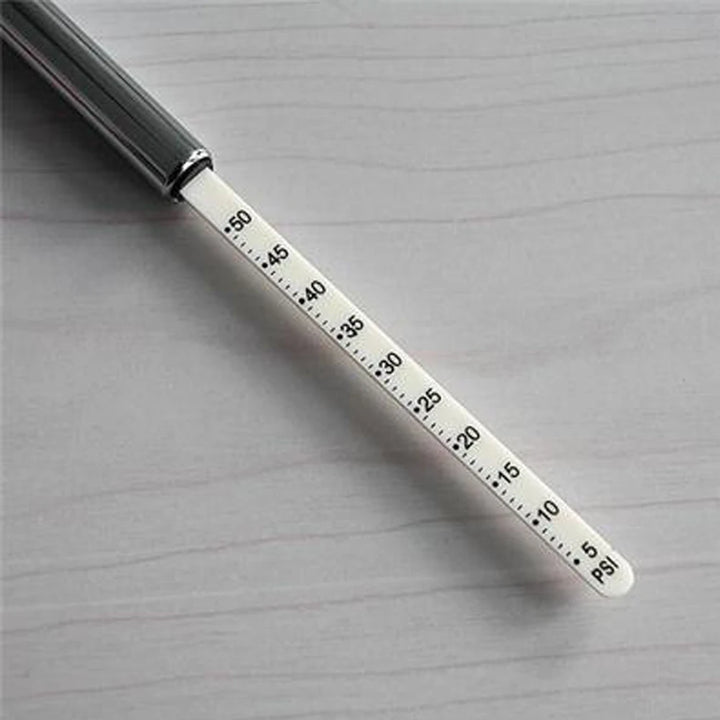 UltraGauge Silver: Precision Pen Tire Pressure Gauge - HAX Essentials - off-roading - meter