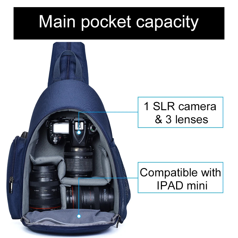 PhotoGuard DSLR Camera Backpack - HAX Essentials - camera - pockets
