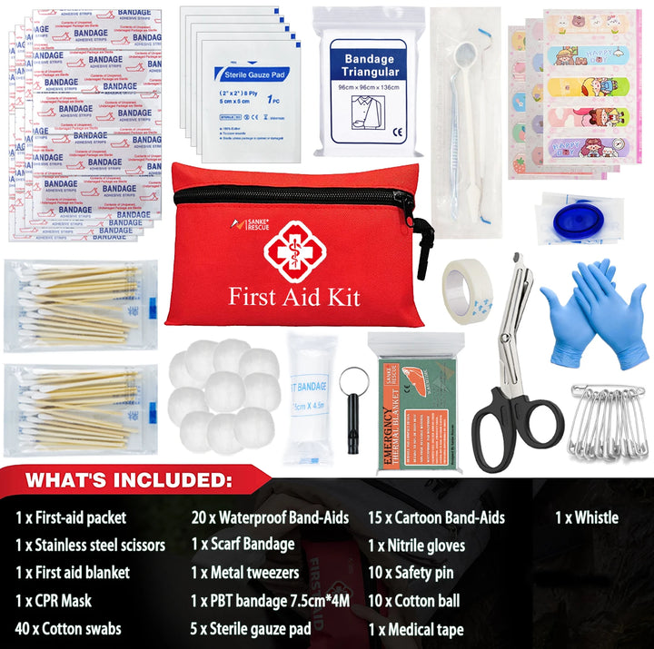 Ultimate All-Purpose Tactical First Aid Kit (26-330 Piece) - HAX Essentials - first aid - includes