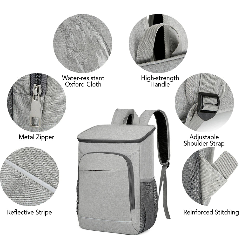 ArcticChill 30L Cooler Backpack - HAX Essentials - camping - details