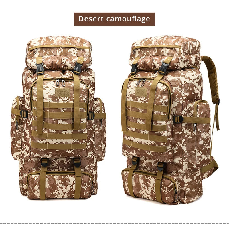 Trailblazer Elite 60L Tactical Backpack - HAX Essentials - bags - desert camouflage
