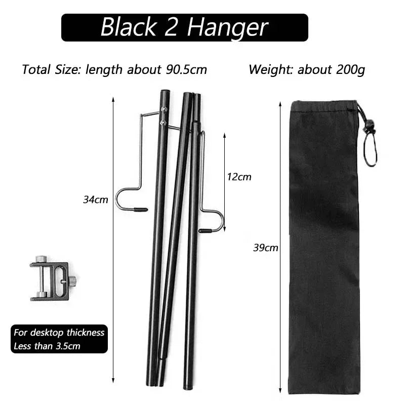 LightPro Lantern Hanger - HAX Essentials - camping - black 2