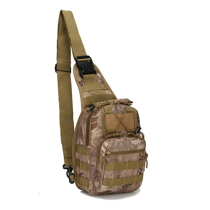 Outdoor Tactical Sling Chest Bag - HAX Essentials - bag - army khaki