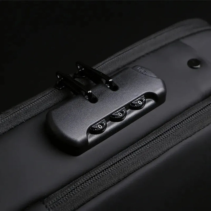 GuardTech Crossbody Travel Bag: USB Sling Chest Bag - HAX Essentials - travel - lock