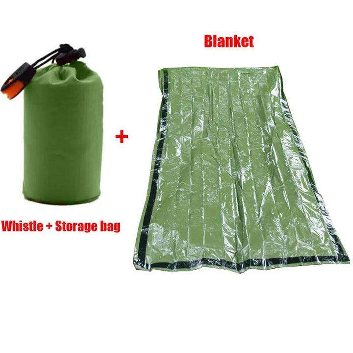 Emergency Survival Sleeping Bag - HAX Essentials - hiking - green