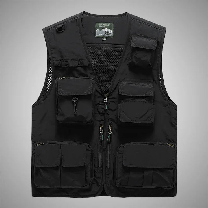 ExpeditionPro Quick-Dry Outdoor Multi-pocket Vest - HAX Essentials - travel - black