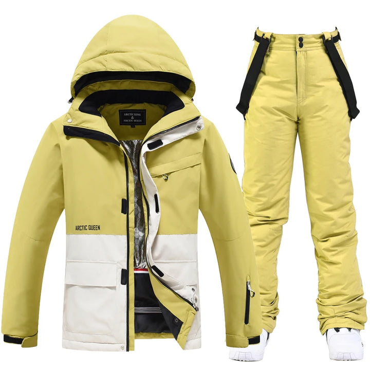 SnowBelle Winter Sports Set (Additional Colors) - HAX Essentials - jacket - yellow and yellow