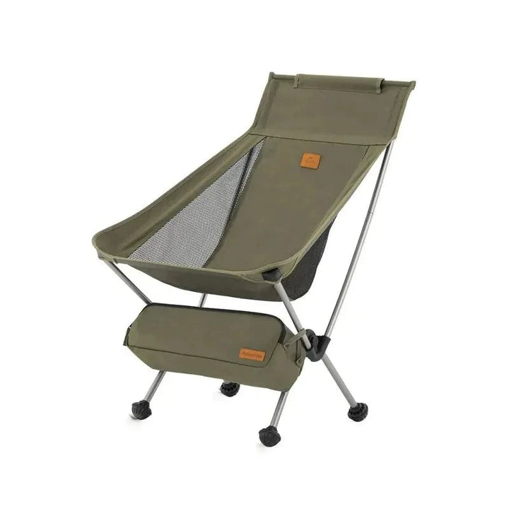 High Back Camping Moon Chair - HAX Essentials - camping - green large
