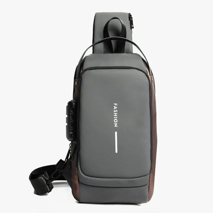 GuardTech Crossbody Travel Bag: USB Sling Chest Bag - HAX Essentials - travel - front