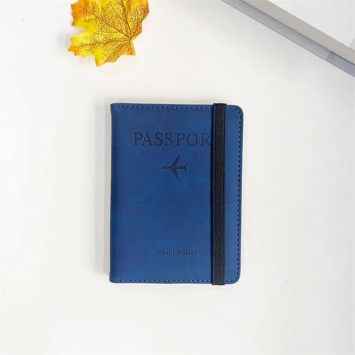 Retro Passport Wallet - HAX Essentials - travel - blue