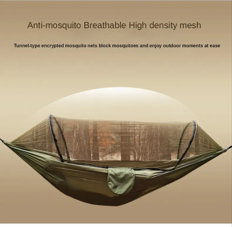 Automatic Quick-opening Mosquito Net Hammock - HAX Essentials - camping - density