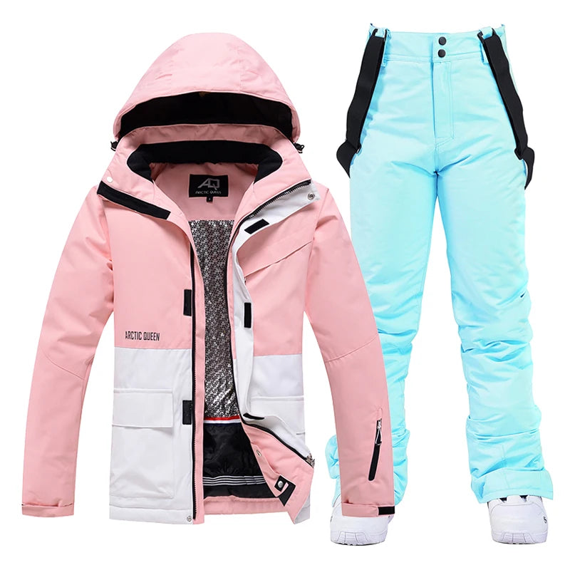 SnowBelle Winter Sports Set - HAX Essentials - hiking - pink white and blue