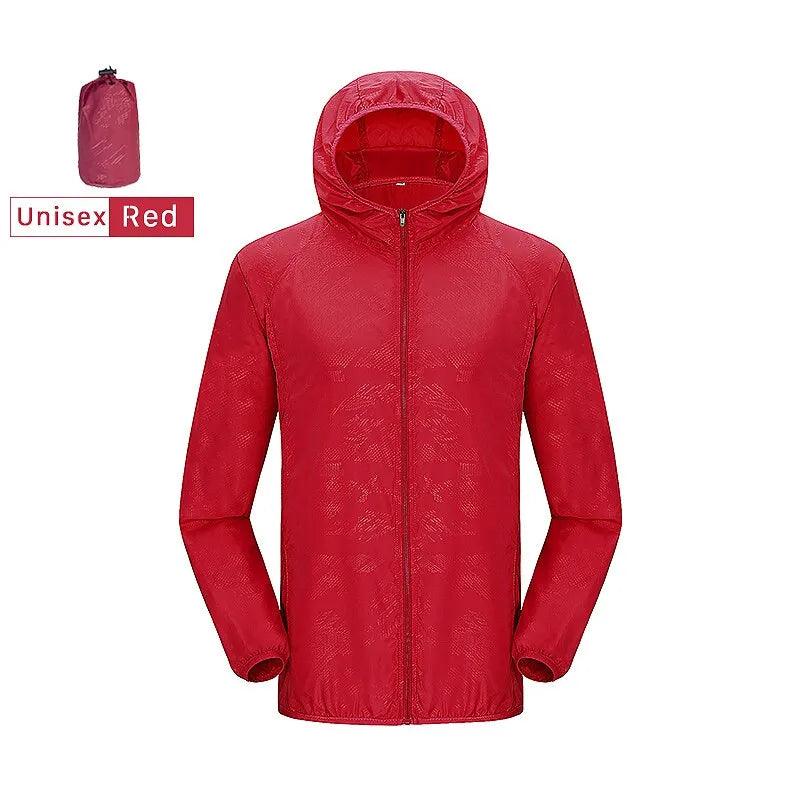 Unisex Outdoor Hiking Jacket - HAX Essentials - hiking - red