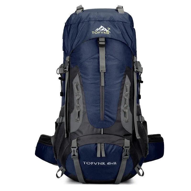 SummitVenture 70L Waterproof Camping Backpack - HAX Essentials - hiking - dark blue