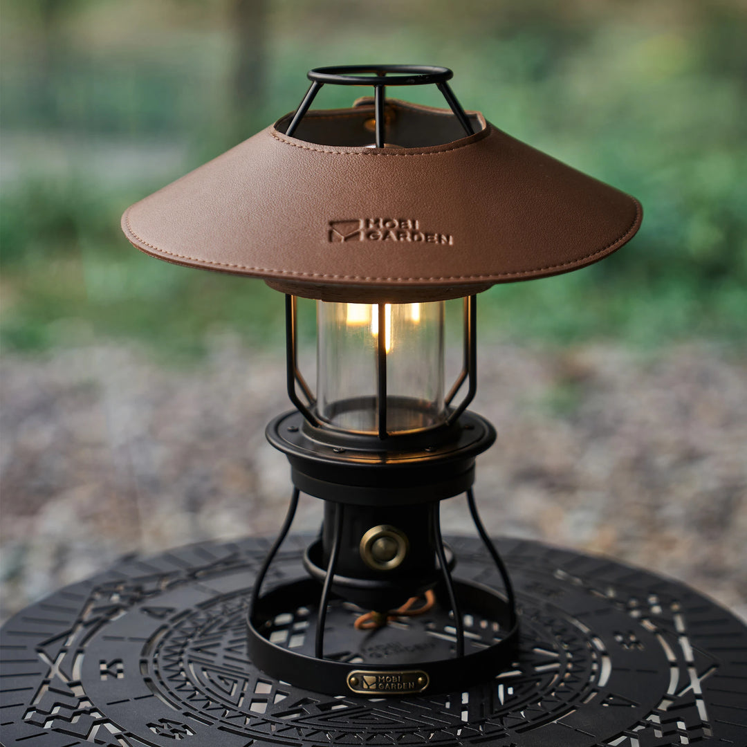 EverGlow Vintage Camping Lantern - HAX Essentials - lighting - side