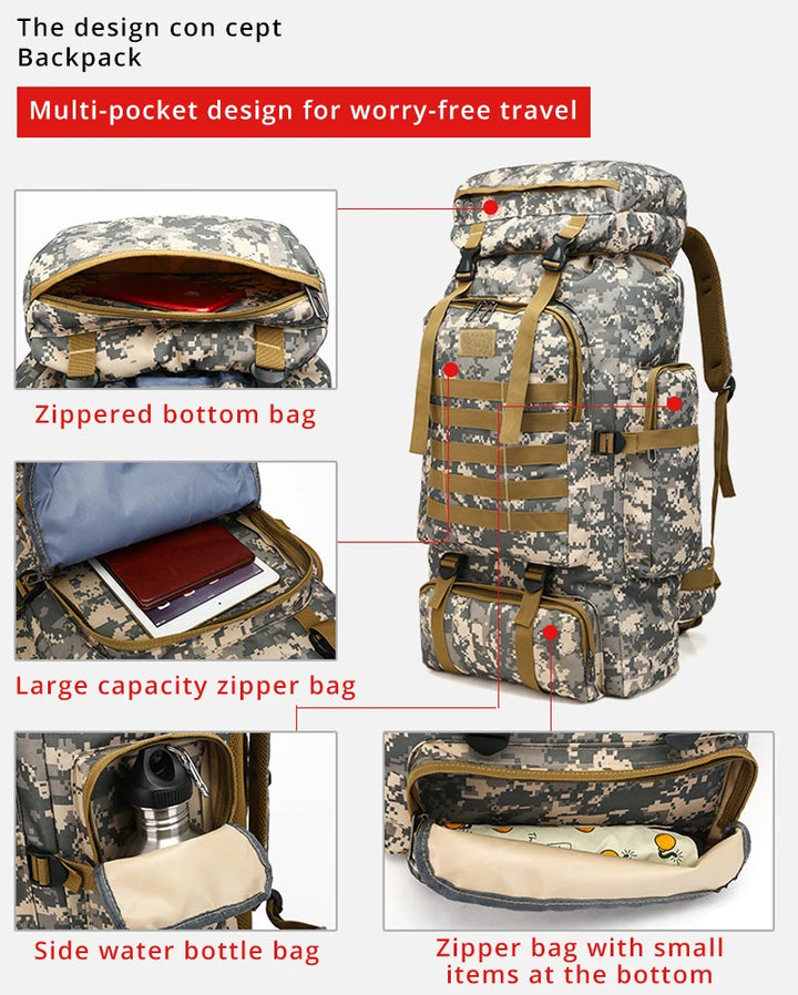 Trailblazer Elite 60L Tactical Backpack