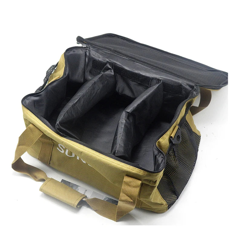 OutdoorPro Portable Tableware Storage Bag - HAX Essentials - camping - open