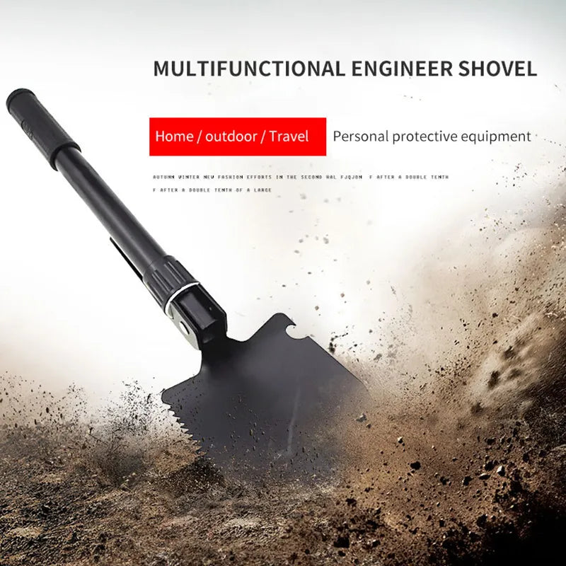 5-in-1 Ultimate Survival Shovel - HAX Essentials - camping - front image