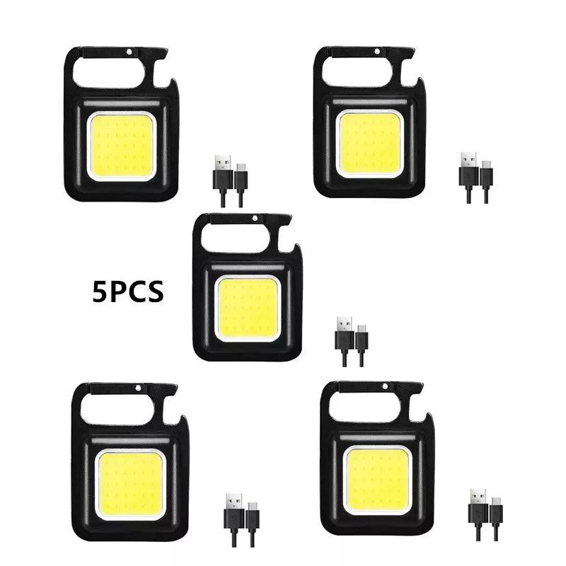 IlluminatePro USB Rechargeable Mini LED Flashlight & Portable Corkscrew - HAX Essentials - lighting - main