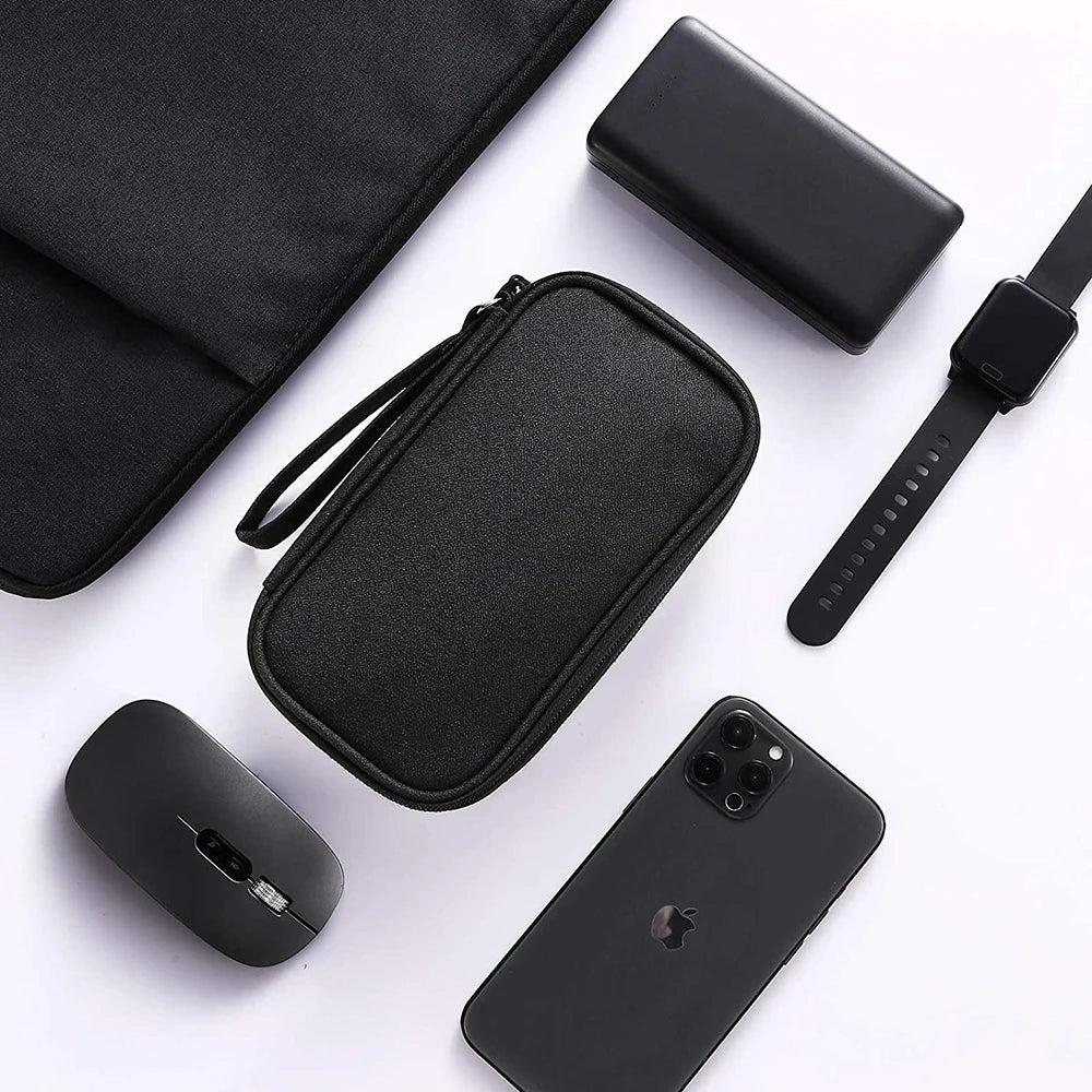 TravelTech Cable Organizer Bag - HAX Essentials - travel - black