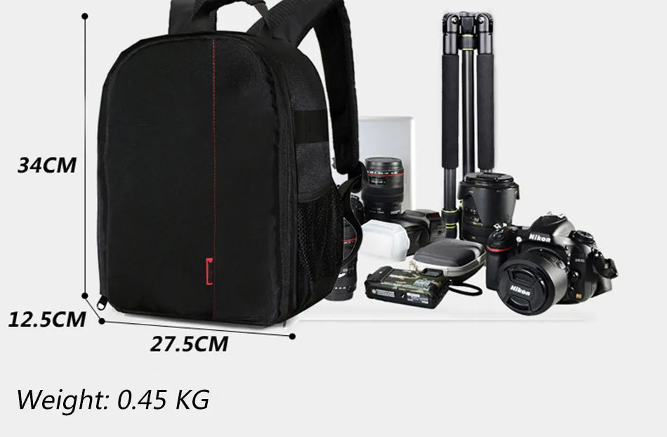 PhotoGaurd ProFlex DSLR Backpack - HAX Essentials - camera - size