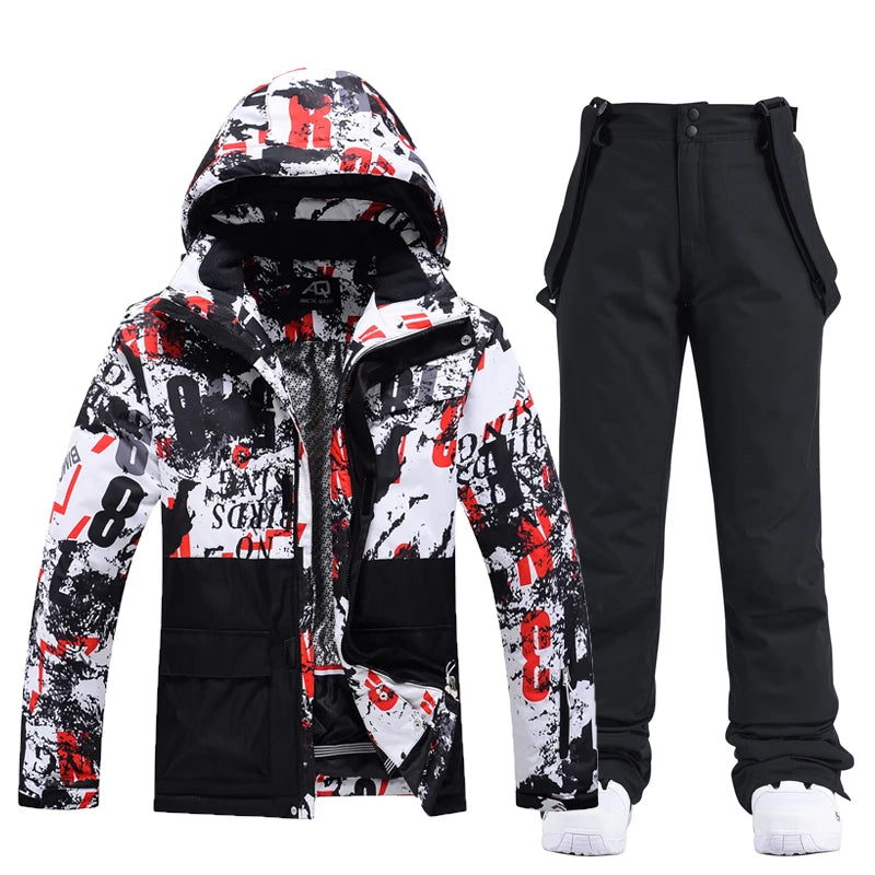 SnowBelle Winter Sports Set (Additional Colors) - HAX Essentials - jacket - black White and black