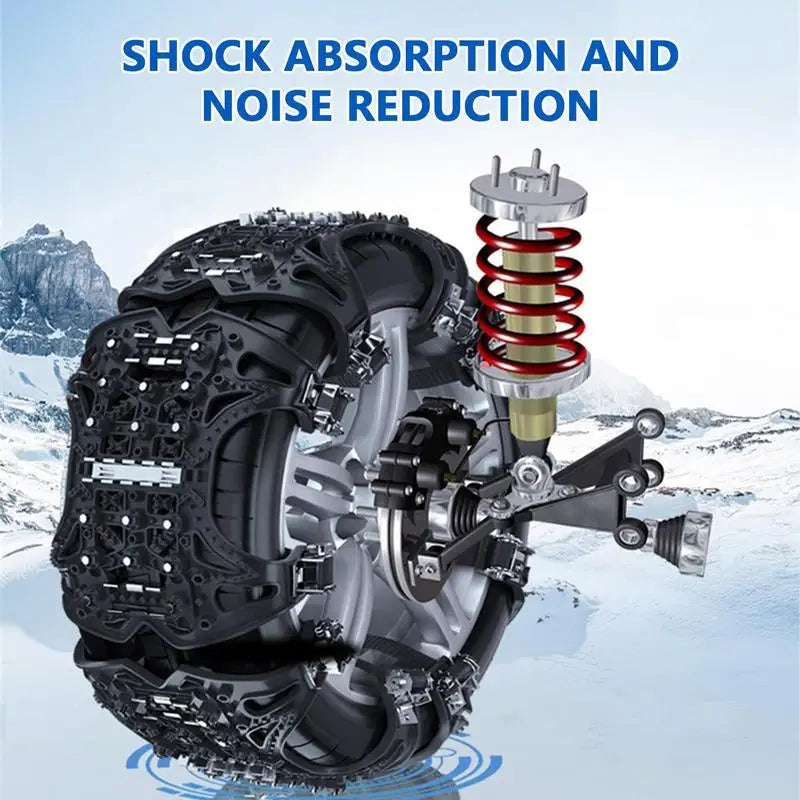 TireGrip Anti-Skid Snow Chains - HAX Essentials - off-roading - shock absorption