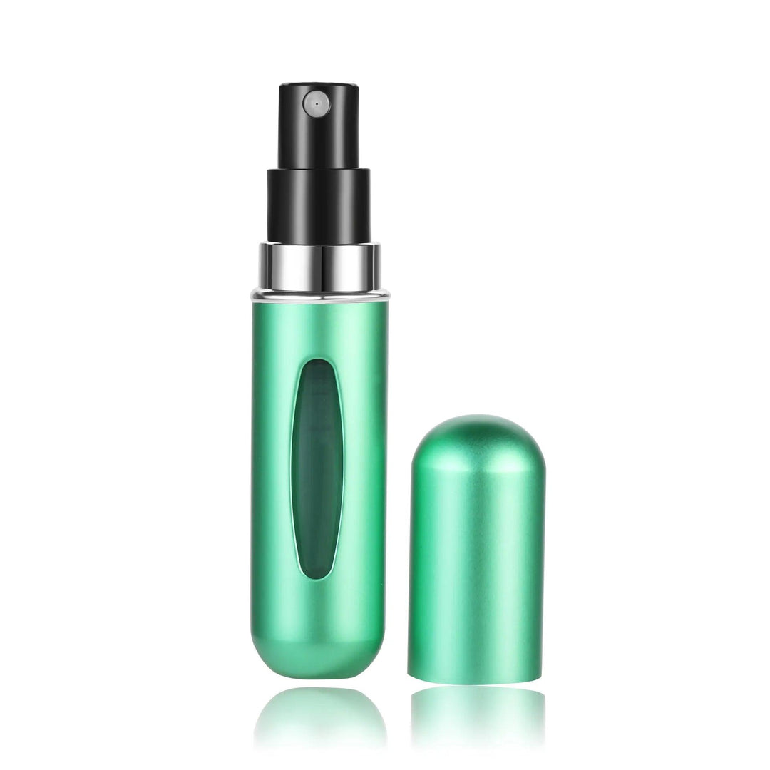 5ml Portable Travel Spray Bottle - Refillable Atomizer - HAX Essentials - travel - green