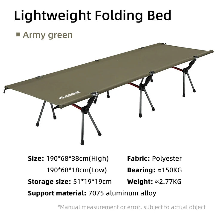 Adventure Rest Portable Camping Bed - HAX Essentials - camping - army green